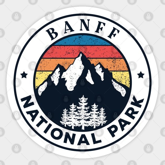 Banff national park Sticker by Tonibhardwaj